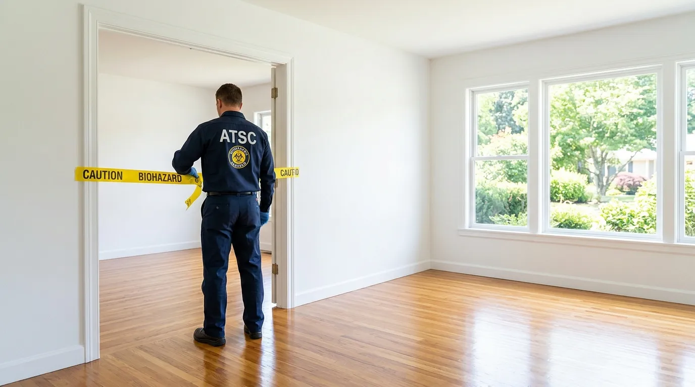 Certified biohazard cleanup crew performing Crime Scene Cleanup in Lake Murray of Richland